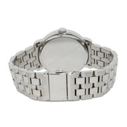 Marc Jacobs Fergus Black Dial Silver Steel Strap Watch for Men - MBM5075
