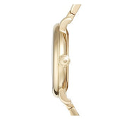 Marc Jacobs Baker Brown Dial Gold Steel Strap Watch for Women - MBM8631