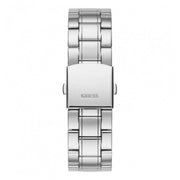Guess Hendrix Chronograph Blue Dial Silver Steel Strap Watch for Men - W1309G1
