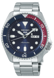 Seiko 5 Sports Automatic Blue Dial Silver Steel Strap Watch For Men - SRPD53K1