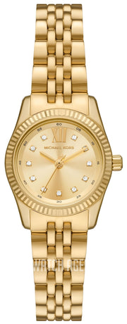 Michael Kors Lexington Analog Gold Dial Gold Steel Strap Watch for Women - MK4741