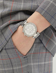 Michael Kors Parker Silver Dial Silver Steel Strap Watch for Women - MK5353
