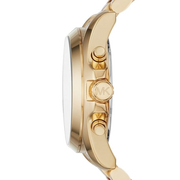 Michael Kors Bradshaw Gold Dial Two Tone Steel Strap Watch for Women - MK6359