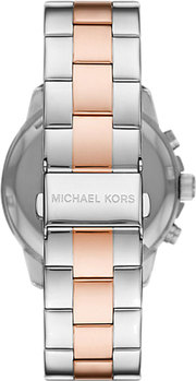 Michael Kors Bryn Pavé White Dial Two Tone Steel Strap Watch For Women - MK7201