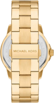 Michael Kors Bryn Quartz Gold Dial Gold Steel Strap Watch For Women - MK7317