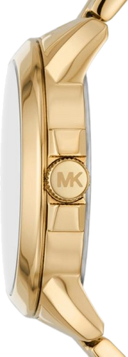 Michael Kors Bryn Quartz Gold Dial Gold Steel Strap Watch For Women - MK7317