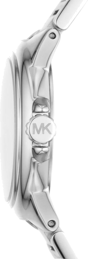 Michael Kors Camille Three Hand Silver Dial Silver Steel Strap Watch For Women - MK7259