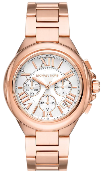 Michael Kors Camille Chronograph White Dial Rose Gold Steel  display picture 3
