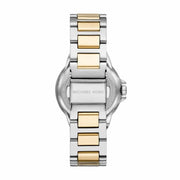 Michael Kors Camille Multifunction Silver Dial Two Tone Steel Strap Watch For Women - MK6982
