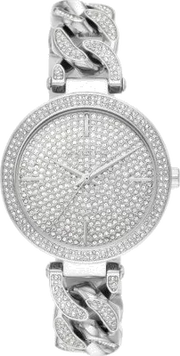 Michael Kors Catelyn Quartz Crystals Silver Dial Silver Steel Strap Watch For Women - MK4675