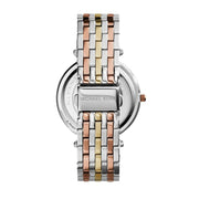 Michael Kors Darci Silver Dial Two Tone Stainless Steel Strap Watch for Women - MK3203