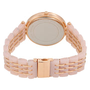 Michael Kors Darci Rose Gold Dial Two Tone Steel Strap Watch for Women - MK4327