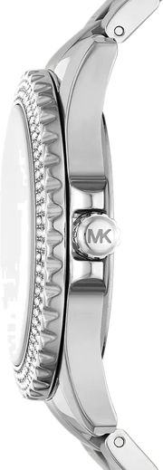 Michael Kors Everest Three hand Silver Dial Silver Steel Strap Watch For Women - MK7403