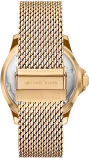 Michael Kors Everest Chronograph Gold Dial Gold Mesh Strap Watch For Men - MK9083