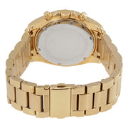 Michael Kors Runway Gold Dial Gold Steel Strap Watch for Women - MK5166