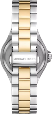 Michael Kors Lennox Three-Hand Gold Dial Two Tone Steel Strap Watch For Women  - MK6988