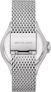 Michael Kors Lennox Three-Hand Silver Dial Silver Steel Strap Watch For Women - MK7337