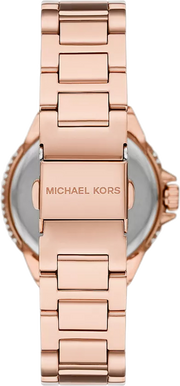 Michael Kors Camille Multifunction White Dial Rose Gold Steel Strap Watch For Women  - MK4700