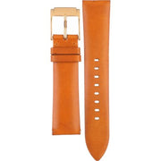 Michael Kors Lake White Dial Brown Leather Strap Watch For Women - MK2584