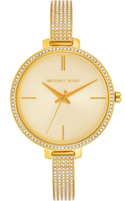Michael Kors Jaryn Quartz Gold Dial Gold Steel Strap Watch For Women - MK3784