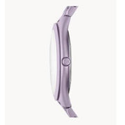 Michael Kors Slim Runway Quartz Purple Dial Purple Steel Strap Watch For Women - MK4540