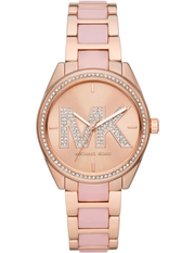 Michael Kors Janelle Analog Rose Gold Dial Two Tone Steel Strap Watch For Women - MK4731