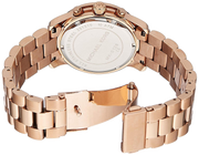 Michael Kors Runway Rose Gold Dial Rose Gold Steel Strap Watch for Women - MK5128