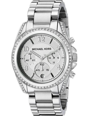 Michael Kors Blair Silver Dial Silver Steel Strap Watch for Women - MK5165