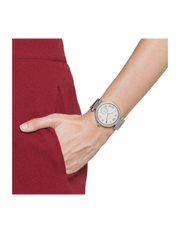 Michael Kors Skylar Silver Dial Silver Steel Strap Watch for Women - MK5866