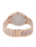 Michael Kors Bryn Rose Gold Dial Two Tone Steel Strap Watch for Women - MK6135