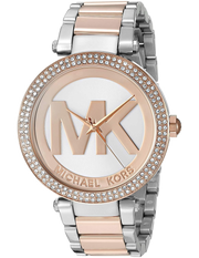 Michael Kors Parker Gold Dial Two Tone Steel Strap Watch for Women - MK6314