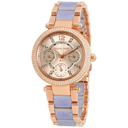 Michael Kors Parker Gold Dial Two Tone Steel Strap Watch for Women - MK6327