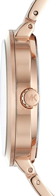Michael Kors Garner Quartz Rose Gold Dial Rose Gold Steel Strap Watch For Women - MK6409