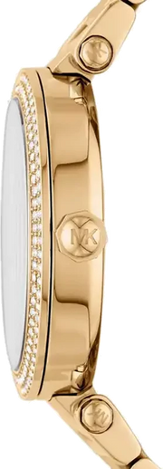 Michael Kors Taryn Quartz Gold Dial Gold Steel Strap Watch For Women - MK4459
