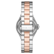 Michael Kors Slim Runway White Dial Two Tone Watch for Women - MK3204B
