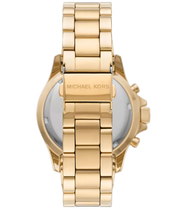 Michael Kors Everest Chronograph Gold Dial Gold Steel Strap Watch For Women - MK7210