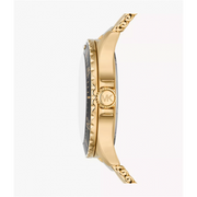 Michael Kors Everest Chronograph Gold Dial Gold Mesh Strap Watch For Men - MK9083