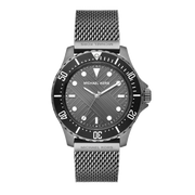 Michael Kors Everest Quartz Grey Dial Grey Mesh Bracelet Watch For Men - MK9093
