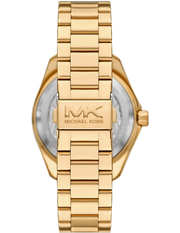 Michael Kors Maritime Analog Green Dial Gold Steel Strap Watch for Men - MK9162