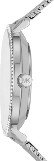 Michael Kors Pyper Quartz Mother of Pearl White Dial Silver Mesh Strap Watch For Women - MK4618