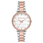 Michael Kors Pyper Quartz White Dial Two Tone Steel Strap Watch For Women - MK4667