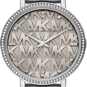 Michael Kors Pyper Analog Gray Dial Silver Steel Strap Watch For Women -  MK4672
