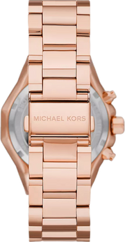 Michael Kors Raquel Analog Rose Gold Dial Rose Gold Steel Strap Watch For Women - MK4688