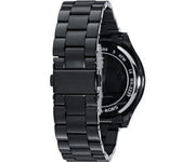 Michael Kors Slim Runway Black Dial Black Stainless Steel Strap Watch for Women - MK3221