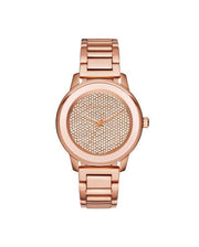 Michael Kors Kinley Rose Gold Dial Rose Gold Steel Strap Watch for Women - MK6210