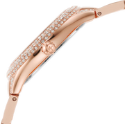 Michael Kors Sylvia Mother Of Pearl Dial Rose Gold Steel Strap Watch for Women - MK4656