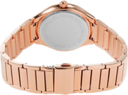 Michael Kors Sylvia Mother Of Pearl Dial Rose Gold Steel Strap Watch for Women - MK4656
