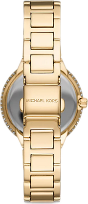 Michael Kors Taryn Quartz Gold Dial Gold Steel Strap Watch For Women - MK4459
