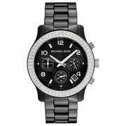 Michael Kors Runway Black Dial Black Steel Strap Watch for Women - MK5190