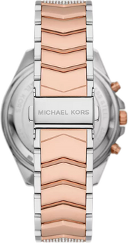 Michael Kors Whitney Chronograph Silver Dial Two Tone Steel Strap Watch For Women - MK7225